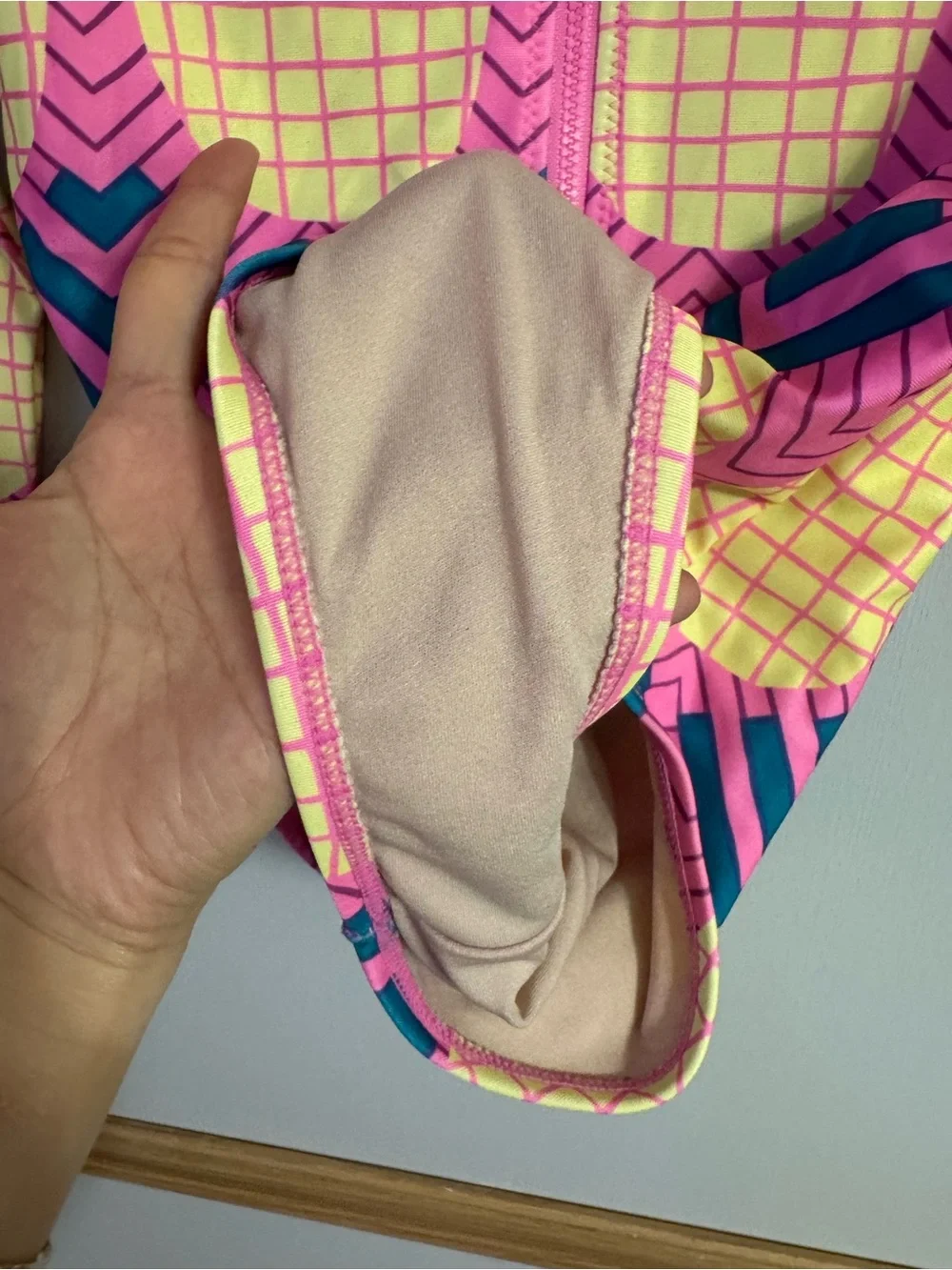 Tea Collection Girls' Long Sleeve Front Zipper One Piece Swimsuit Size 14